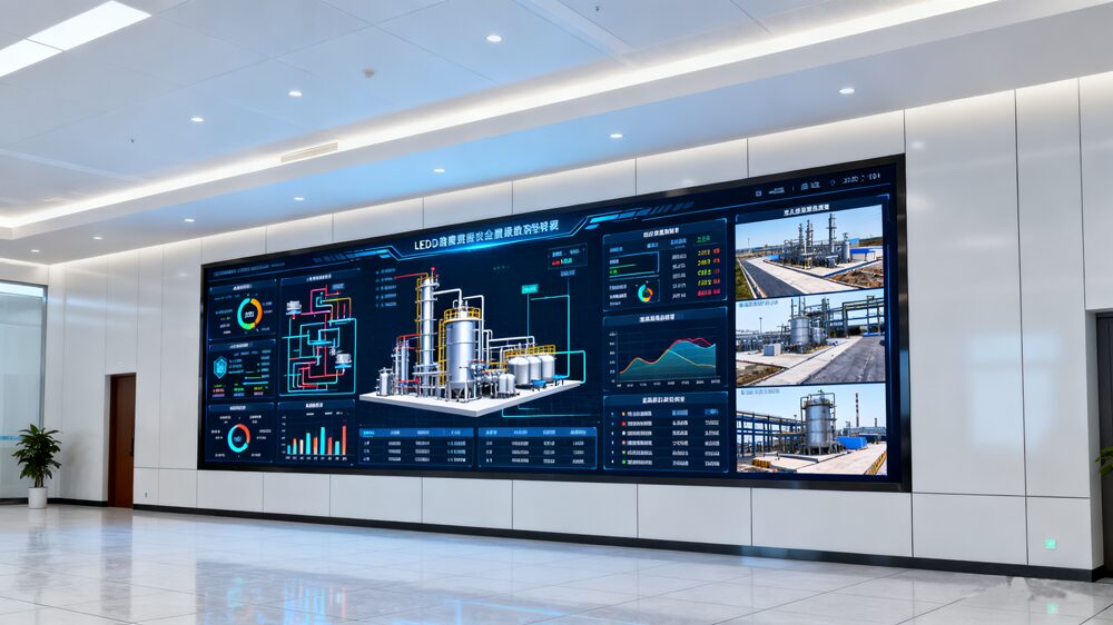 XVisual Industrial Control Center Fine Pitch LED Display Case