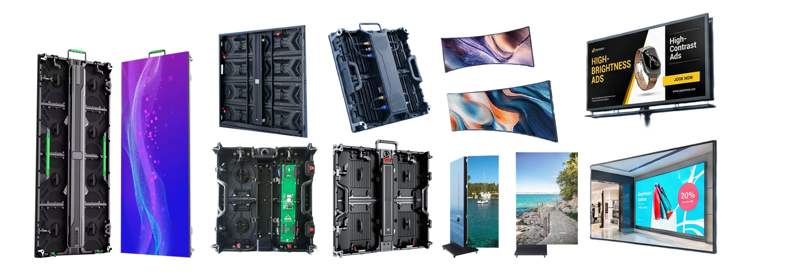 Professional LED Display Products - 200+ Models Available from DDW Display Factory