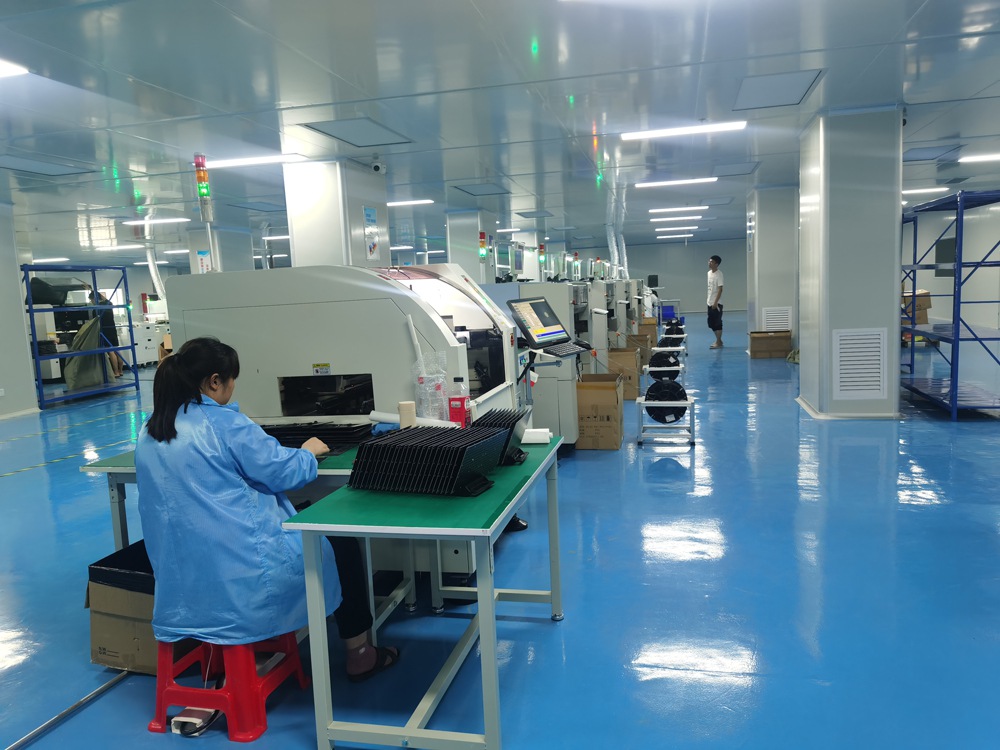 QC Inspection Station - LED Display Manufacturing Process