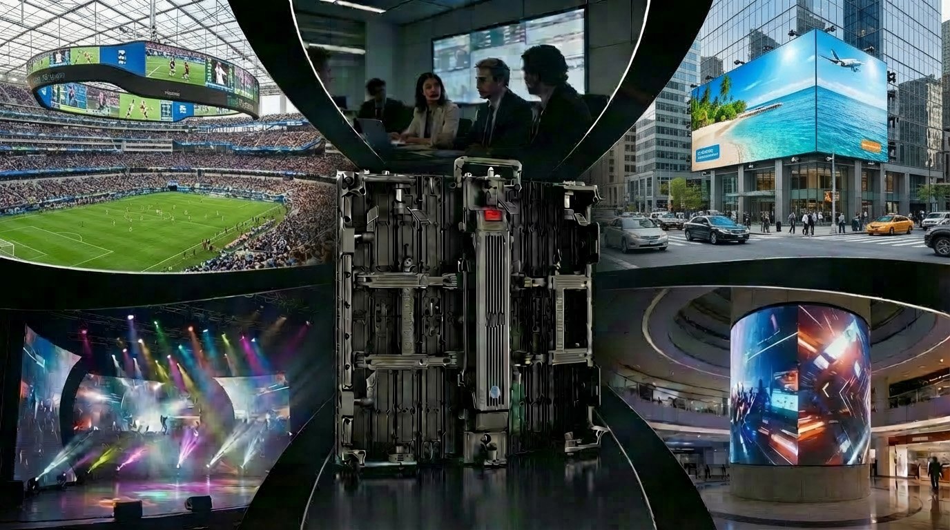 Modular Rental LED Panel 500x500/500x1000mm - Lightweight 7.5kg Mixed Splicing Display Application scenarios