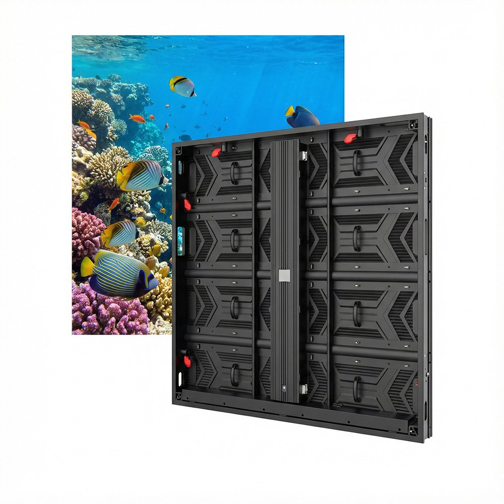 Large Outdoor LED Video Wall Custom Size - Modular 960x960mm Advertising Screen