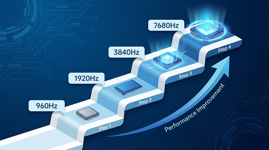 Refresh Rate Gradient Progression Chart Refresh Rate Gradient Progression Chart