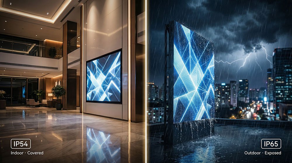 IP65 vs IP54 LED Display: The Complete Buying Guide
