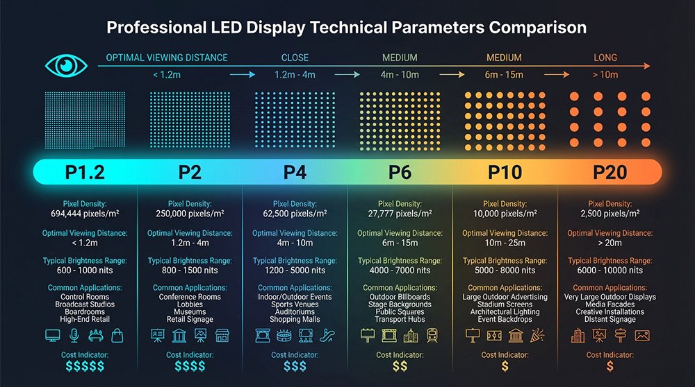 Infographic 5 Technical Parameters Comparison Chart