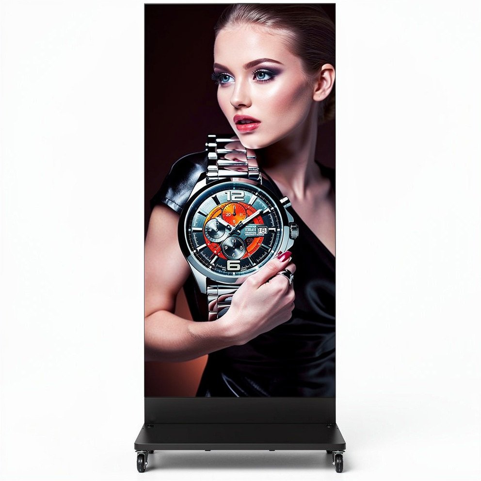 Foldable LED Poster Screen | Dual-Sided Advertising Display