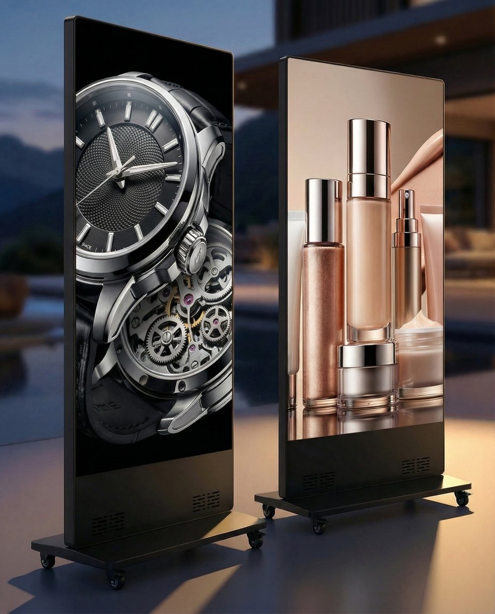 Free-Standing LED Poster Display 664x1920mm | P1.25~P3.076 | Indoor LED Totem Signage