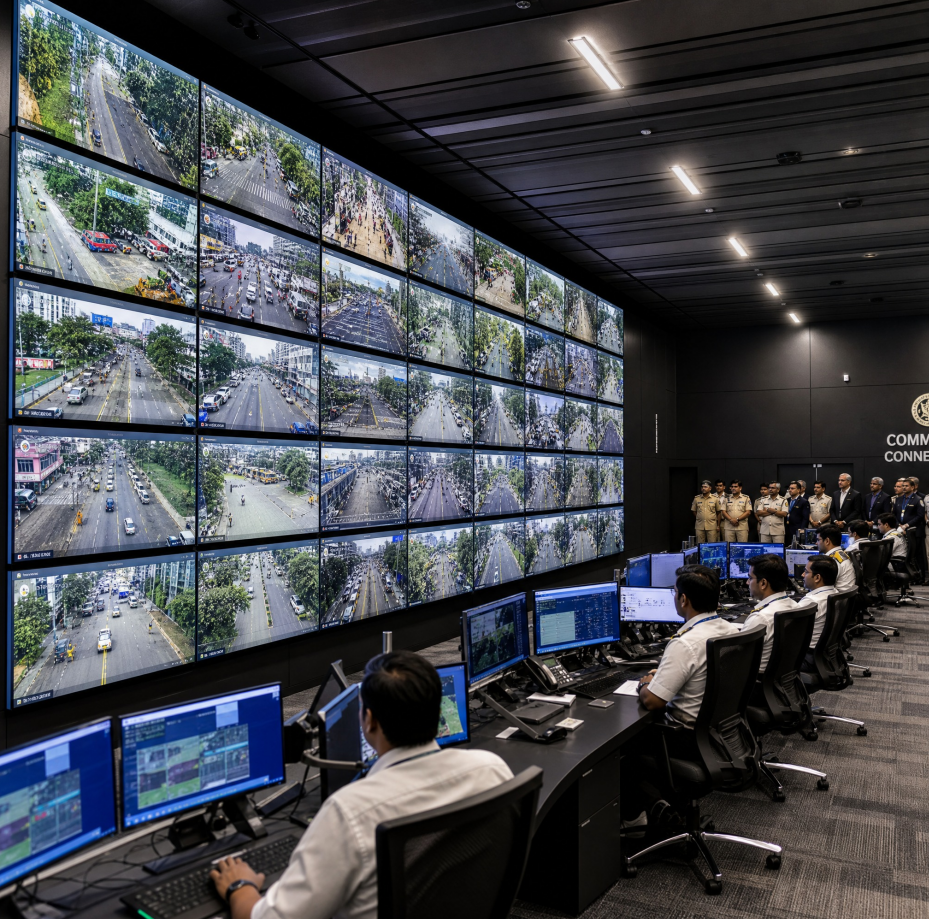 COB LED Displays for Government Control Rooms