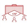 170° Wide Viewing Angle