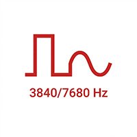 3840 / 7680Hz Refresh Rate 