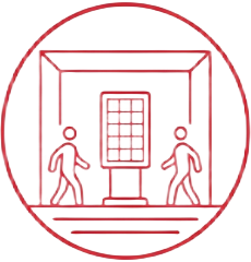 Advertising & Media LED Screen Icon